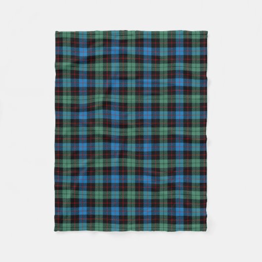 Scottish Clan Guthrie Tartan Pset Fleece Deken (Voorkant)