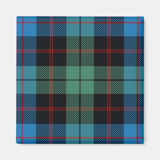 Scottish Clan Guthrie Tartan Pset Magneet (Voorkant)
