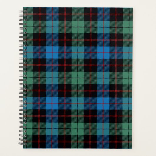 Scottish Clan Guthrie Tartan Pset Planner (Voorkant)
