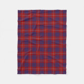 Scottish Clan Hamilton Classic Tartan Fleece Deken (Voorkant)