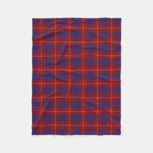 Scottish Clan Hamilton Classic Tartan Fleece Deken