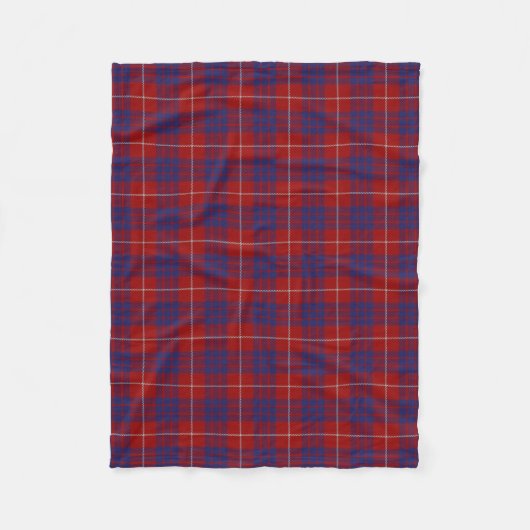 Scottish Clan Hamilton Classic Tartan Fleece Deken (Voorkant)