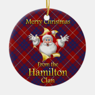 Scottish Clan Hamilton kerstornament Keramisch Ornament