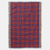 Scottish Clan Hamilton Tartan Deken (Voorkant Verticaal)