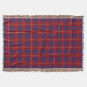 Scottish Clan Hamilton Tartan Deken (Voorkant)