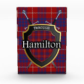 Scottish Clan Hamilton Tartan Fotoblokken (Voorkant)
