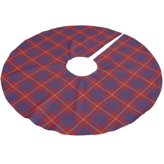 Scottish Clan Hamilton Tartan Kerstboom Rok (Gekanteld)