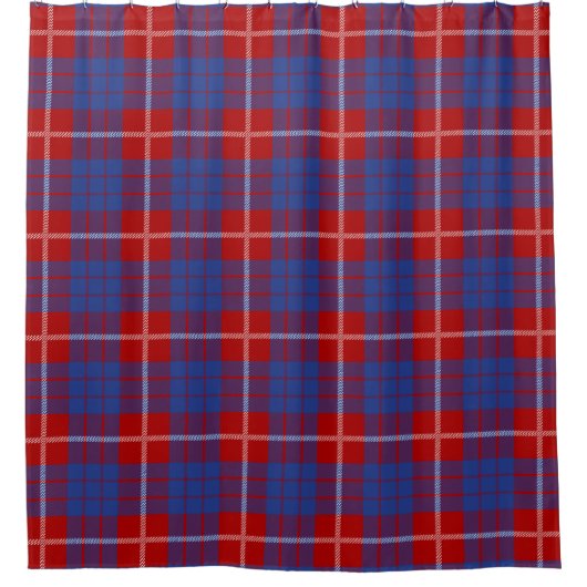 Scottish Clan Hamilton Tartan Pset Douchegordijn (Voorkant)