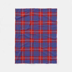 Scottish Clan Hamilton Tartan Pset Fleece Deken
