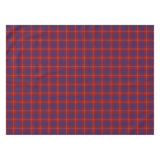 Scottish Clan Hamilton Tartan Tafelkleed (Voorkant (Horizontaal))