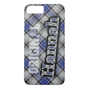 Scottish Clan Hannah Hannay Tartan iPhone 8/7 Plus Hoesje