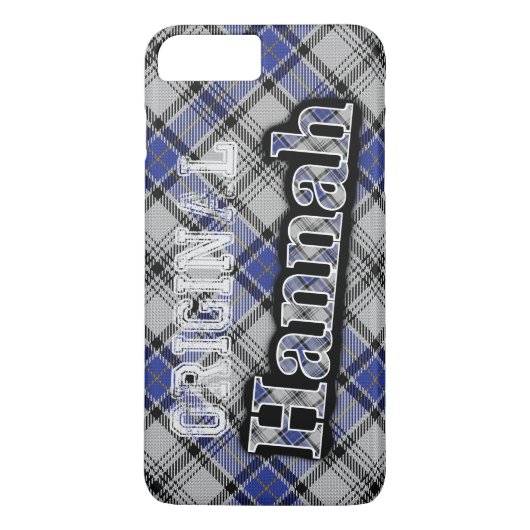 Scottish Clan Hannah Hannay Tartan Case-Mate iPhone Case (Achterkant)
