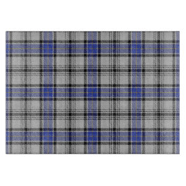Scottish Clan Hannay Blue & White Tartan Snijplank