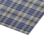 Scottish Clan Hannay Blue & White Tartan Snijplank (Hoek)