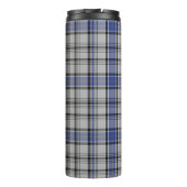 Scottish Clan Hannay Crest Badge en Tartan Custom Thermosbeker (Achterkant)