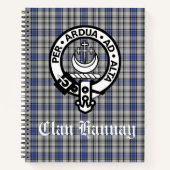 Scottish Clan Hannay Custom Bullet Journal Notitieboek (Voorkant)
