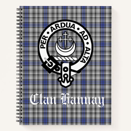 Scottish Clan Hannay Custom Bullet Journal Notitieboek (Voorkant)