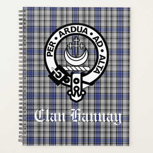 Scottish Clan Hannay Custom Planner (Voorkant)