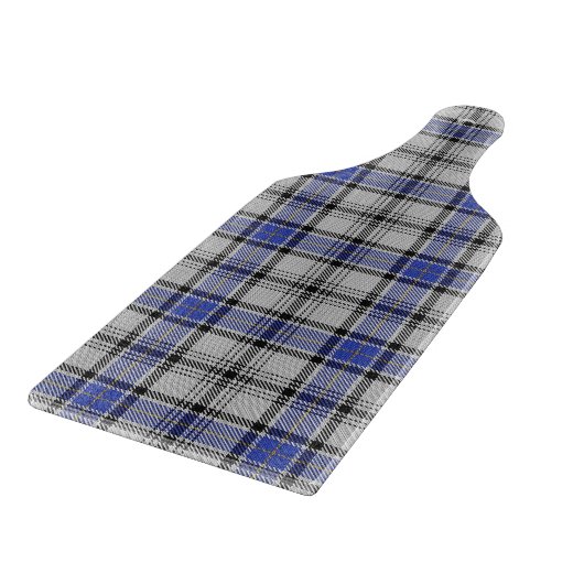 Scottish Clan Hannay Tartan Snijplank (Hoek)