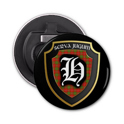 Scottish Clan Hay Bottle Opener (Voorkant)