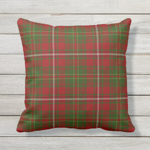Scottish Clan Hay Red Green Tartan Buitenkussen