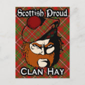 Scottish Clan Hay Tartan Briefkaart (Voorkant)