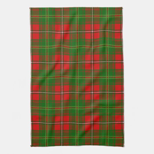 Scottish Clan Hay Tartan Pset Theedoek (Verticaal)