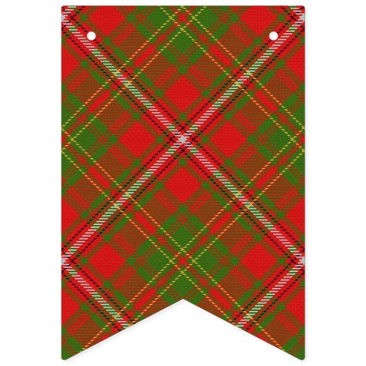 Scottish Clan Hay Tartan Vlaggetjes (Tweede vlag)