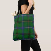 Scottish Clan Henderson Green Blue Tartan Pset Tote Bag (Dichtbij)