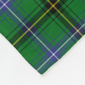 Scottish Clan Henderson Tartan Pset Fleece Deken (Hoek)