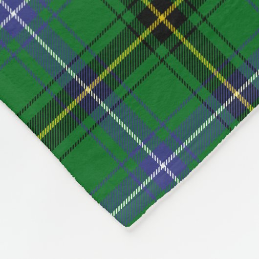 Scottish Clan Henderson Tartan Pset Fleece Deken (Hoek)