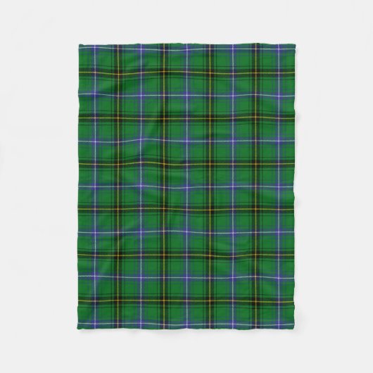 Scottish Clan Henderson Tartan Pset Fleece Deken (Voorkant)