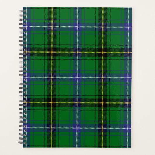 Scottish Clan Henderson Tartan Pset Planner (Voorkant)