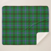 Scottish Clan Henderson Tartan Pset Sherpa Deken (Voorkant (horizontaal))