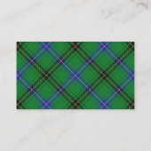 Scottish Clan Henderson Tartan Pset Visitekaartje (Achterkant)