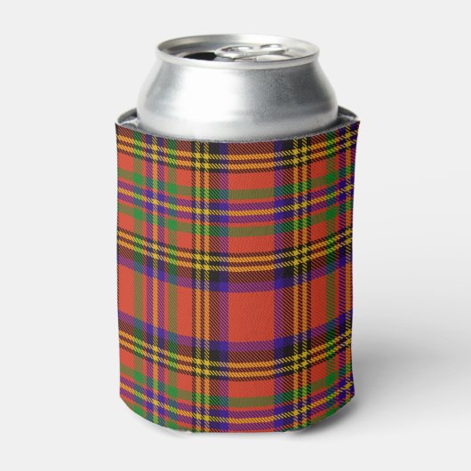 Scottish Clan Hepburn Tartan Pset Blikjeskoeler (Blikje Voorkant)