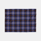 Scottish Clan Hill Tartan Pset Fleece Deken (Voorkant (Horizontaal))