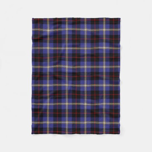 Scottish Clan Hill Tartan Pset Fleece Deken (Voorkant)