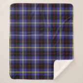 Scottish Clan Hill Tartan Pset Sherpa Deken (Voorkant)