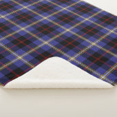 Scottish Clan Hill Tartan Pset Sherpa Deken (3/4)