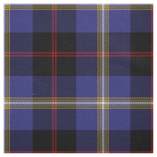 Scottish Clan Hill Tartan Pset Stof (Swatch)