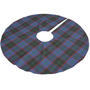 Scottish Clan Home Blue Black Red Tartan Kerstboom Rok