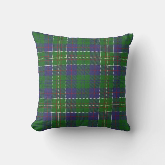 Scottish Clan Hunter Tartan Buitenkussen (Voorkant)