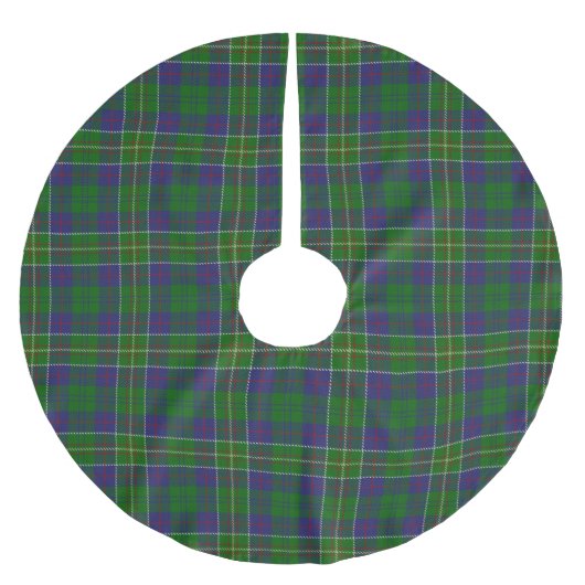 Scottish Clan Hunter Tartan Kerstboom Rok (Voorkant)