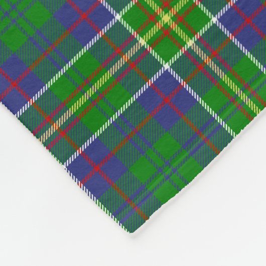Scottish Clan Hunter Tartan Pset Fleece Deken (Hoek)