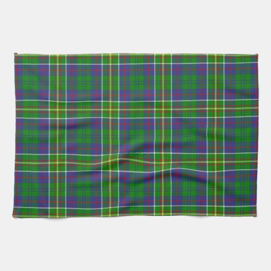 Scottish Clan Hunter Tartan Pset Theedoek (Horizontaal)
