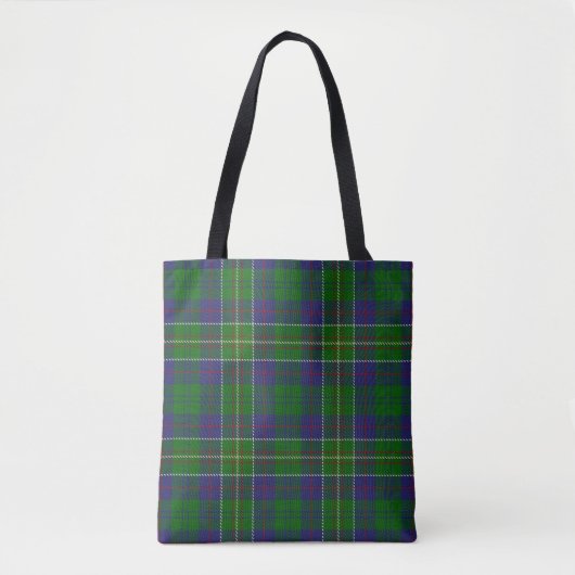 Scottish Clan Hunter Tartan Pset Tote Bag (Voorkant)