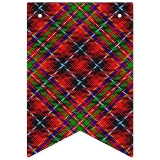Scottish Clan Innes Tartan Vlaggetjes (Tweede vlag)