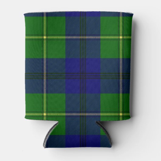 Scottish Clan Johnston Tartan Pset Blikjeskoeler (Voorkant)