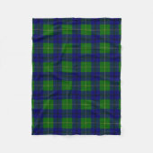 Scottish Clan Johnston Tartan Pset Fleece Deken (Voorkant)